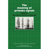 The Meaning of Primate Signals
