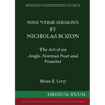 Nine Verse Sermons by Nicholas Bozon
