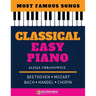 Classical Easy Piano - Most Famous Songs - Beethoven Mozart Bach Handel Chopin: Teach Yourself How to Play Popular Music for Beginners and Intermediat