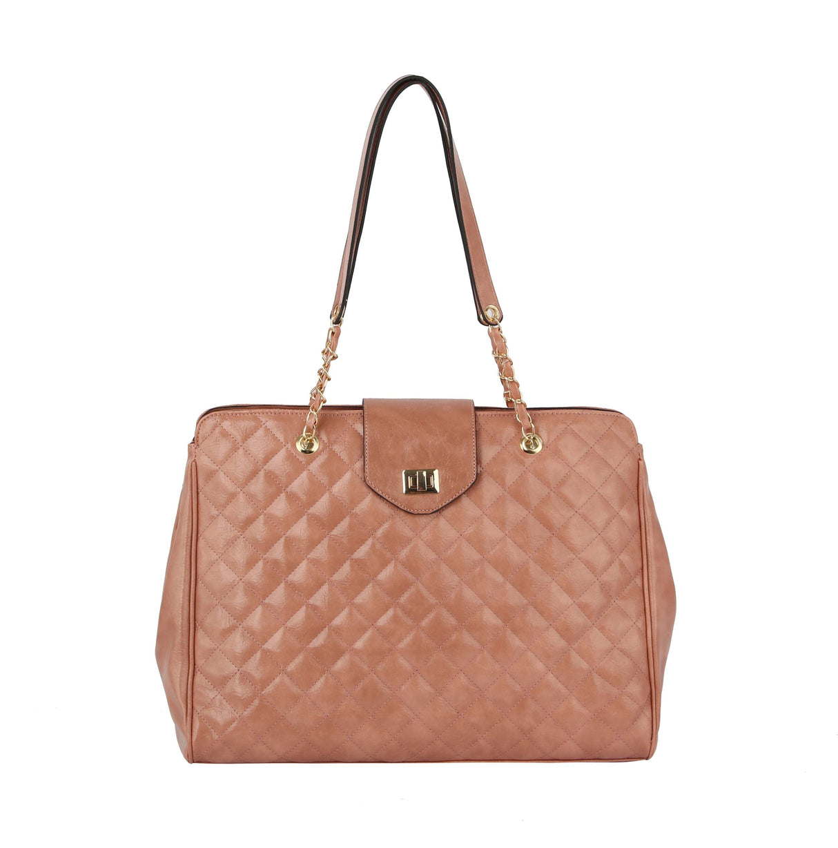 HF Oversize Quilted Satchel trolley sleeve by hfstylish