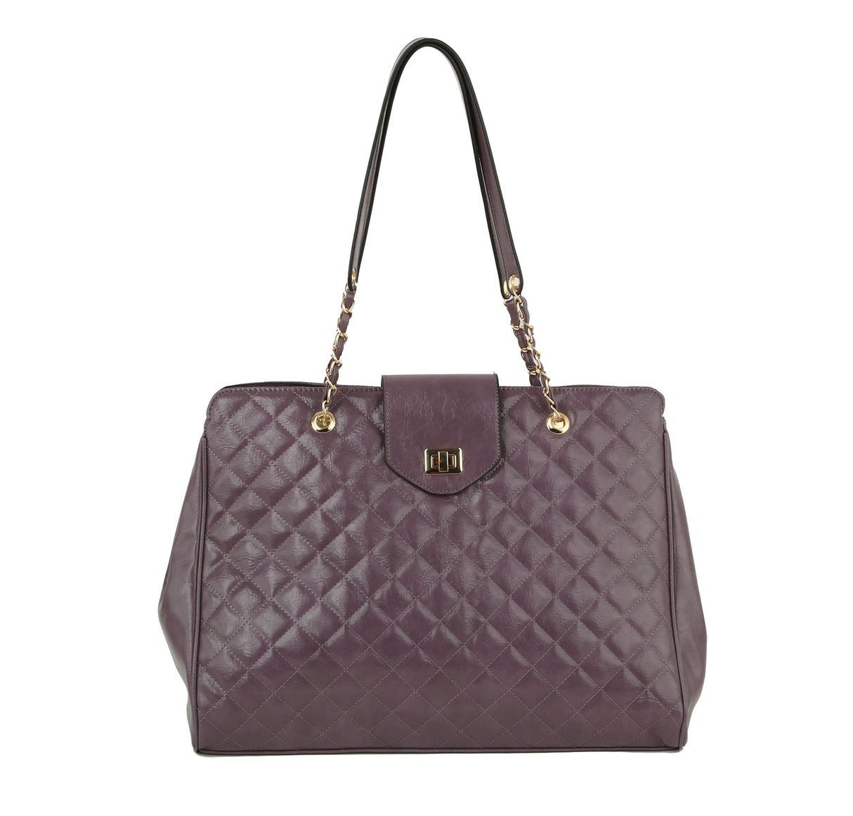 HF Oversize Quilted Satchel trolley sleeve by hfstylish