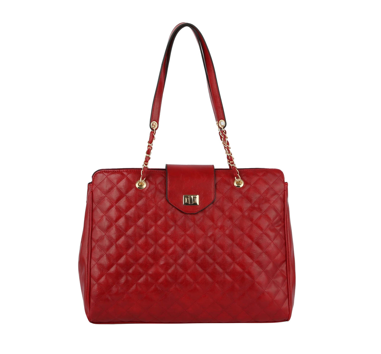 HF Oversize Quilted Satchel trolley sleeve by hfstylish