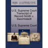 U.S. Supreme Court Transcript of Record Smith V. Swormstedt
