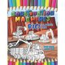 Construction machines - Big coloring book for kids ages 4-8