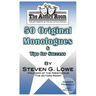 The Actors Room 50 Original Monologues and Tips for Success