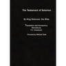 The Testament of Solomon: (original Version)