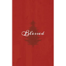 Blessed: A Red Hardcover Decorative Book for Decoration with Spine Text to Stack on Bookshelves, Decorate Coffee Tables, Christmas Decor, Holiday Deco