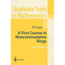 A First Course in Noncommutative Rings
