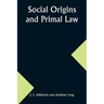 Social Origins and Primal Law