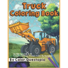 Truck Coloring Book - For Kids Ages 4-8, 8-12 - Simple and Easy Mosaic Color By Number: Jumbo Color-By-Number With Construction Vehicles, Fire Trucks,
