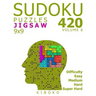 Sudoku Puzzles: 420 Jigsaw Sudoku Puzzles 9x9 (Easy, Medium, Hard, Super Hard), Volume 6