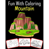 Fun with Coloring Mountain: 50 Mountain coloring book For kids Featured with Wild Nature Landscapes - Desert, Hills, Valleys, Rocky Cliffs