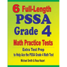 6 Full-Length PSSA Grade 4 Math Practice Tests: Extra Test Prep to Help Ace the PSSA Grade 4 Math Test