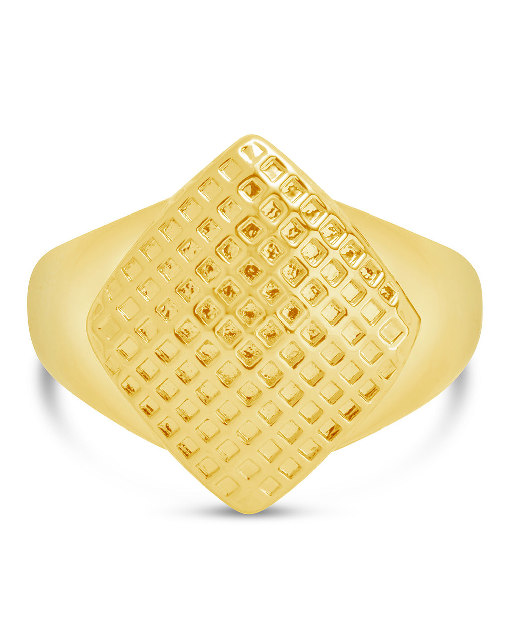 Aldari Textured Signet Ring by Sterling Forever