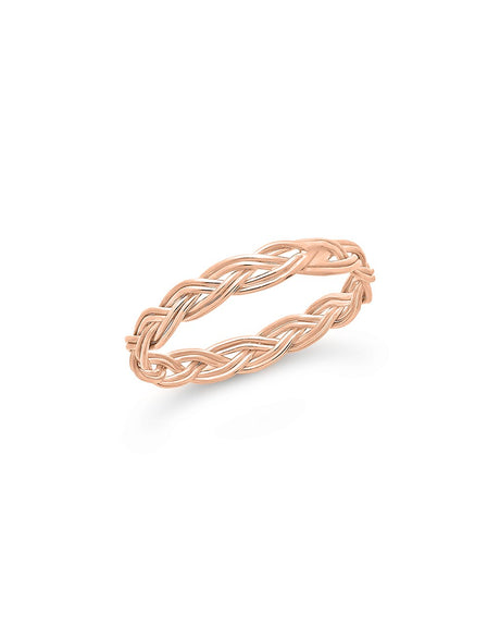 Sterling Silver Braided Twist Band by Sterling Forever