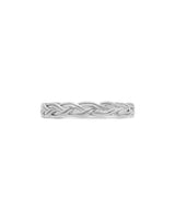 Sterling Silver Braided Twist Band by Sterling Forever