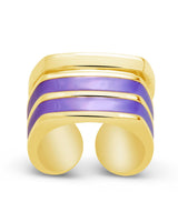 Saanvi Enamel Ring by Sterling Forever