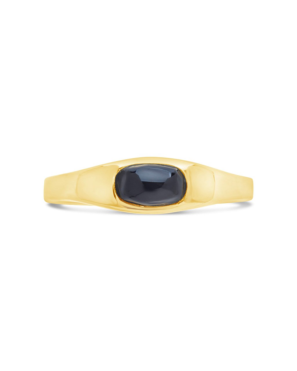 Black Onyx Signet Ring by Sterling Forever