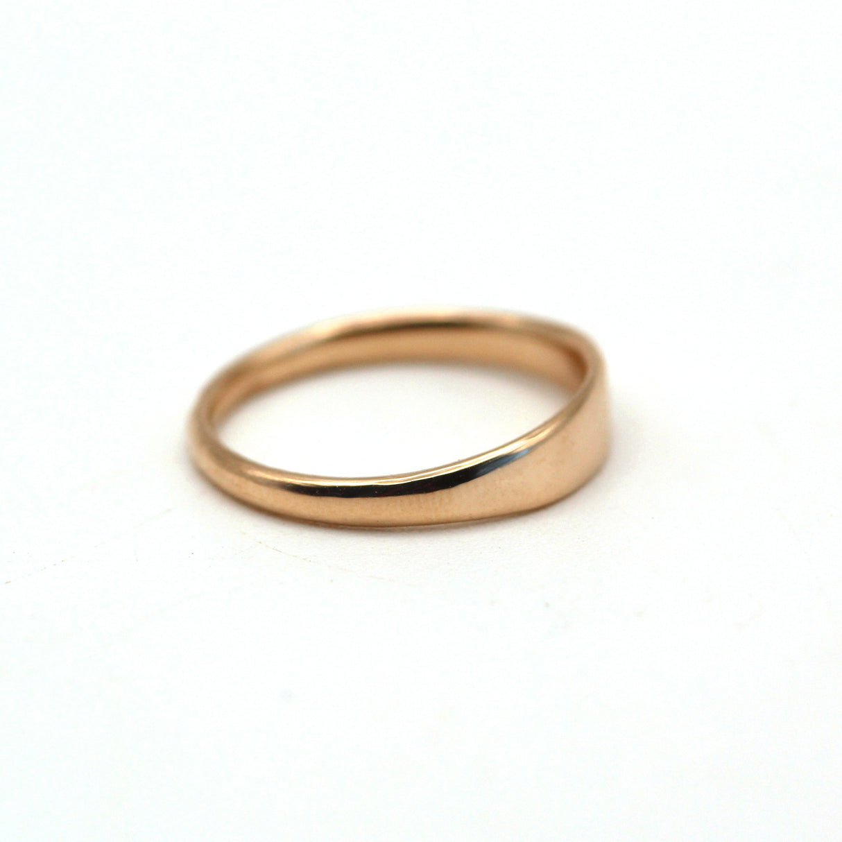 14k Comfortable Gold Ring Handcrafted by VicStoneNYC Fine Jewelry