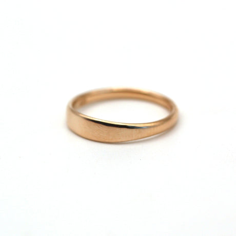 14k Comfortable Gold Ring Handcrafted by VicStoneNYC Fine Jewelry