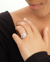 Sterling Silver Pink CZ Legacy Ring by Sterling Forever