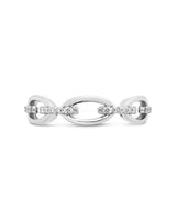 Sterling Silver Open Chain Link Ring by Sterling Forever