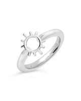 Open Sun Ring by Sterling Forever