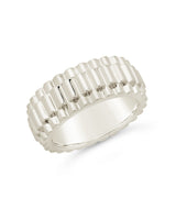 Bubble Dome Band Ring by Sterling Forever