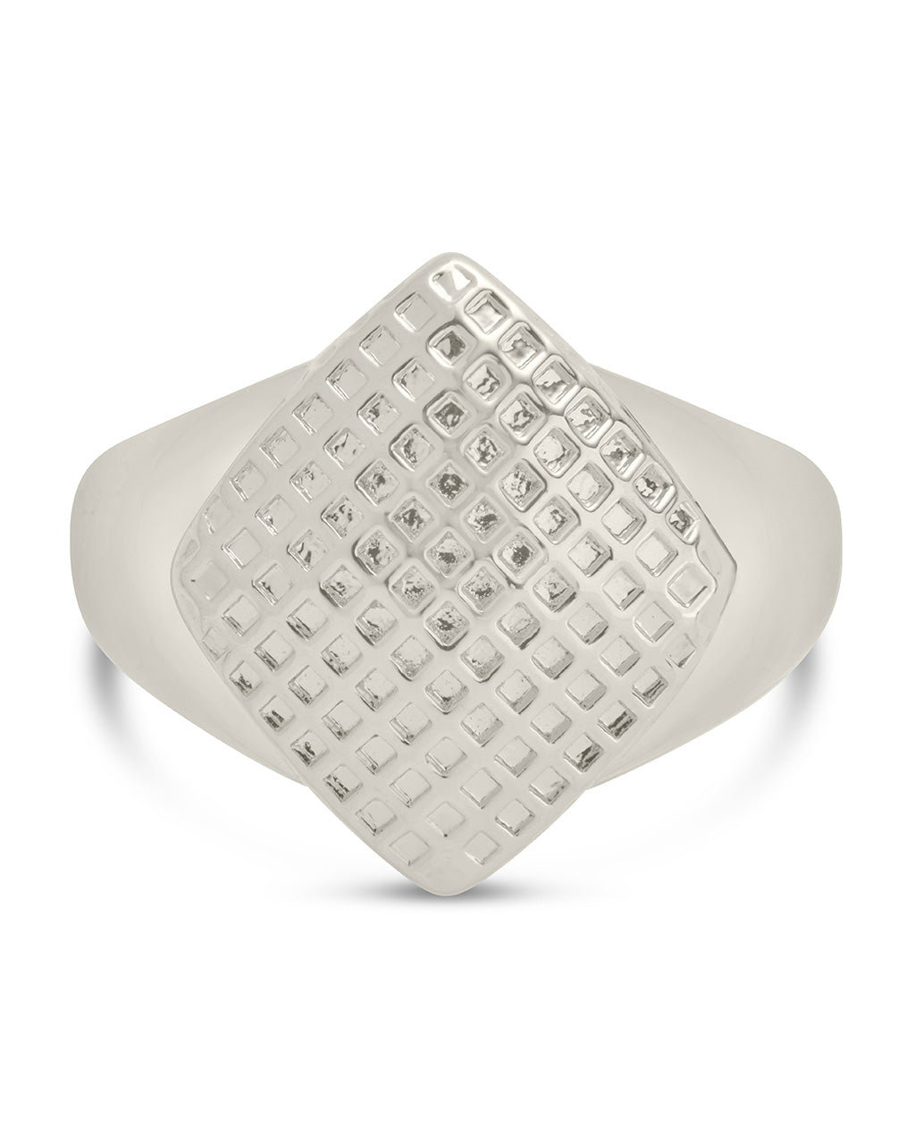 Aldari Textured Signet Ring by Sterling Forever