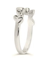 Sterling Silver Ivy Band Ring by Sterling Forever