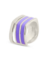 Saanvi Enamel Ring by Sterling Forever