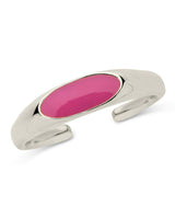 Sterling Silver Enamel Open Signet Ring by Sterling Forever