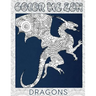 Dragons - Color Me Zen Adult Coloring Book for Stress Relief
