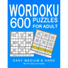 Wordoku 600 Puzzles for Adult: Easy Medium & Hard Puzzles with Solution