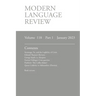 Modern Language Review (118: 1) January 2023