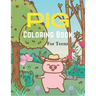 Pig Coloring Book For Teens: A Cute Animal Stress-relief Coloring Book For Adults and Grown-ups