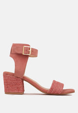 rayna braided jute strap and suede sandal by London Rag