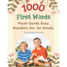 1000 First Words Flash Cards Easy Readers for 1st Grade Full Sight Word Workbook: I can read books my first box set of full sight word list with pictu