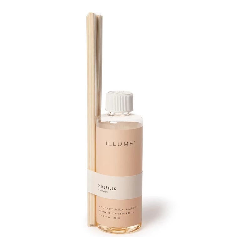 Illume Reed Diffuser Refill 6 Oz. (1 bottle) - Coconut Milk Mango by FreeShippingAllOrders.com