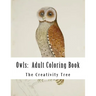 Owls: Adult Coloring Book