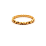 Handmade Eternity Beads Gold Ring by VicStoneNYC Fine Jewelry