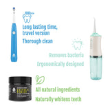 Complete Dental Care Power Pack - Electric Toothbrush, Water Flosser & Whitening Powder by Pursonic