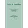 Daube on Roman Law