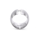 RG200W B.Tiff .5 ct Princess Cut Extra Wide Ring [Wide Band] by B.Tiff New York