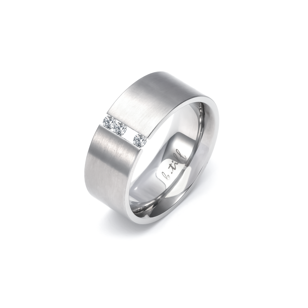 RG333W B.Tiff Sliding Stone Wide Ring [Wide Band] by B.Tiff New York