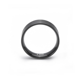 RG600B B.Tiff Black Simplicity 6 Stacking Ring [Wide Band] by B.Tiff New York