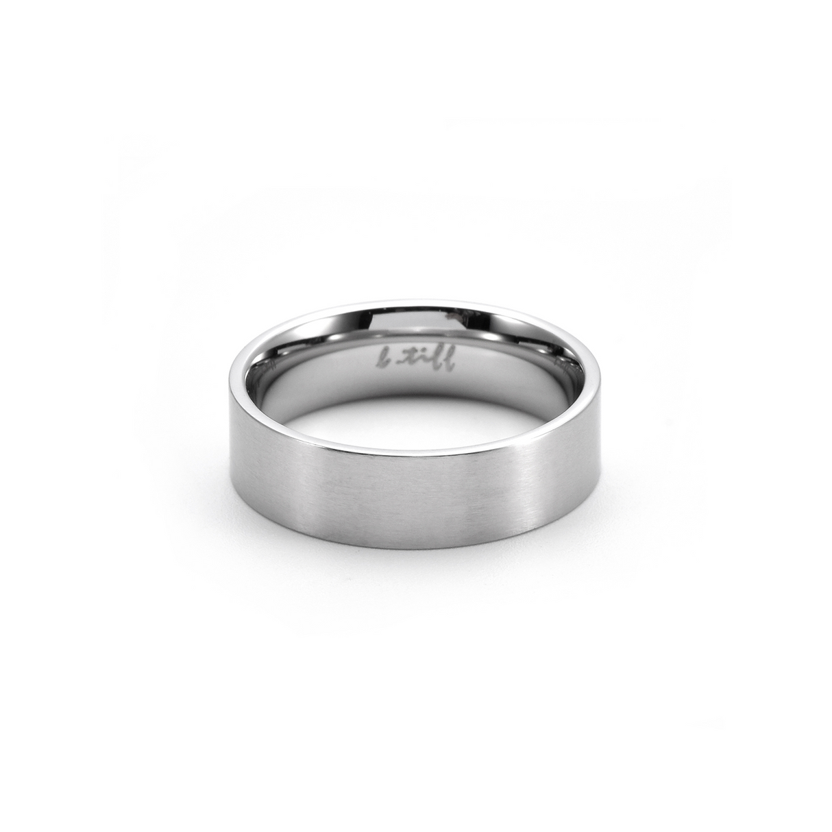 RG600W B.Tiff Simplicity 6 Stacking Ring [Wide Band] by B.Tiff New York