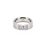 RG608W B.Tiff "Amikoj" 1/3 ct Emerald Cut Ring by B.Tiff New York