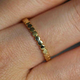 14k Round Flat Eternity Gold Ring by VicStoneNYC Fine Jewelry