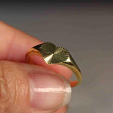 14k Solid Gold Heart Ring by VicStoneNYC Fine Jewelry